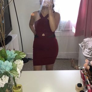 Maroon dress